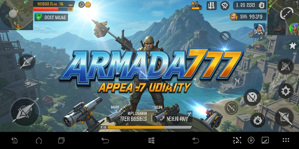Tampilan utama ARMADA777 yang menampilkan fitur Utility yang bermanfaat.