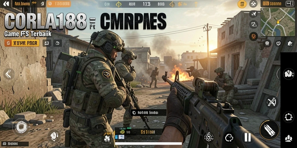 Screenshot gameplay CORLA188 yang menampilkan aksi tembak-tembakan yang seru.