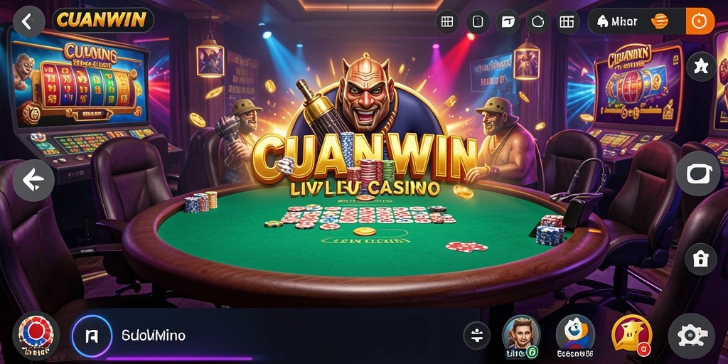 Tampilan gameplay langsung di <strong>CUANWIN</strong> yang seru dan interaktif.