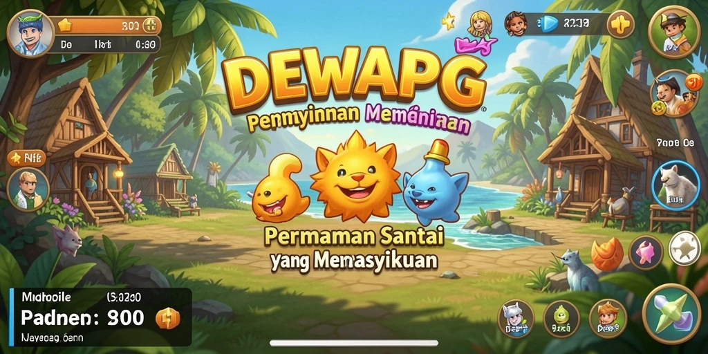 Tampilan gameplay DEWAPG yang menarik dan interaktif.