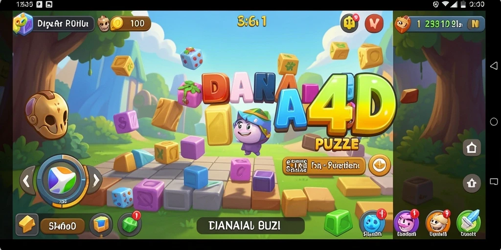 Tampilan gameplay DIANA4D yang menarik dan penuh tantangan.