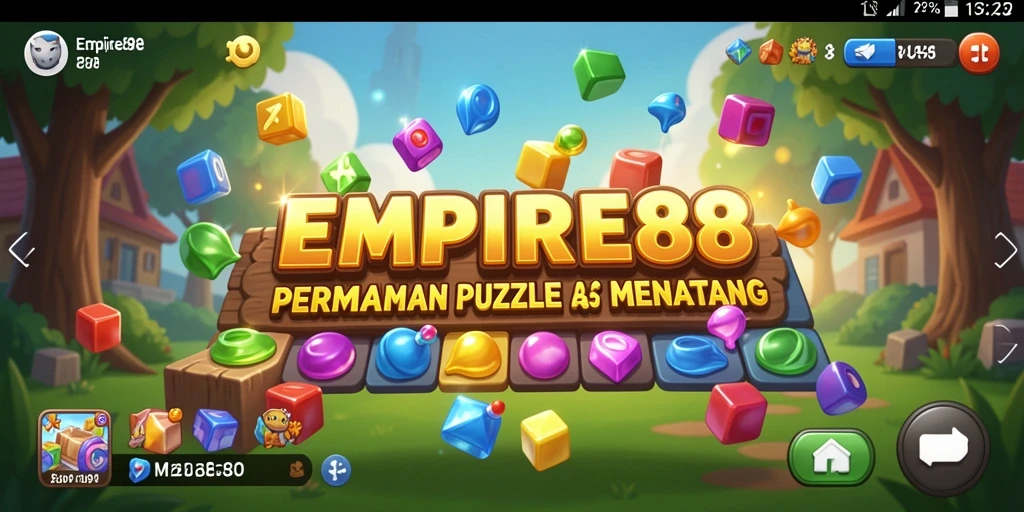 Screenshot EMPIRE88 menampilkan gameplay Puzzle yang mendebarkan.