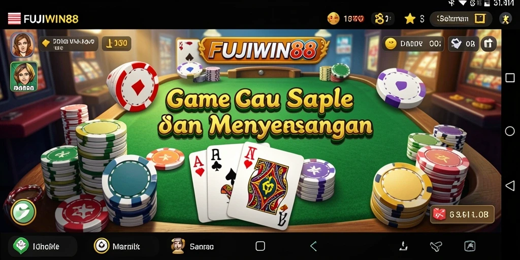 Gameplay seru Gaple dalam FUJIWIN88 yang penuh tantangan.