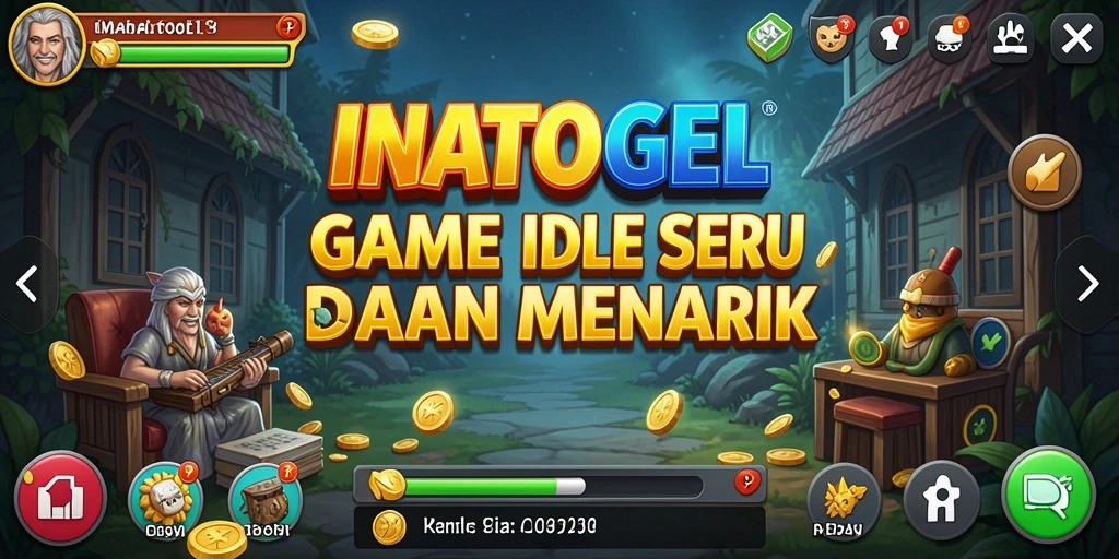 Tampilan gameplay INATOGEL yang menarik dan penuh warna.