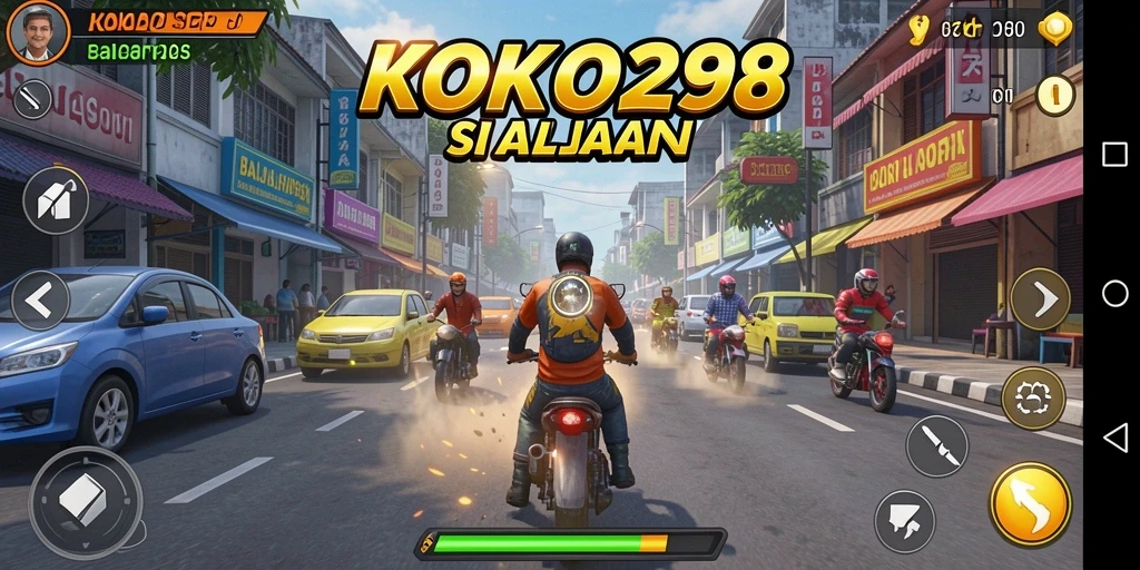 Tampilan gameplay KOKO288 yang penuh aksi dan adrenalin.