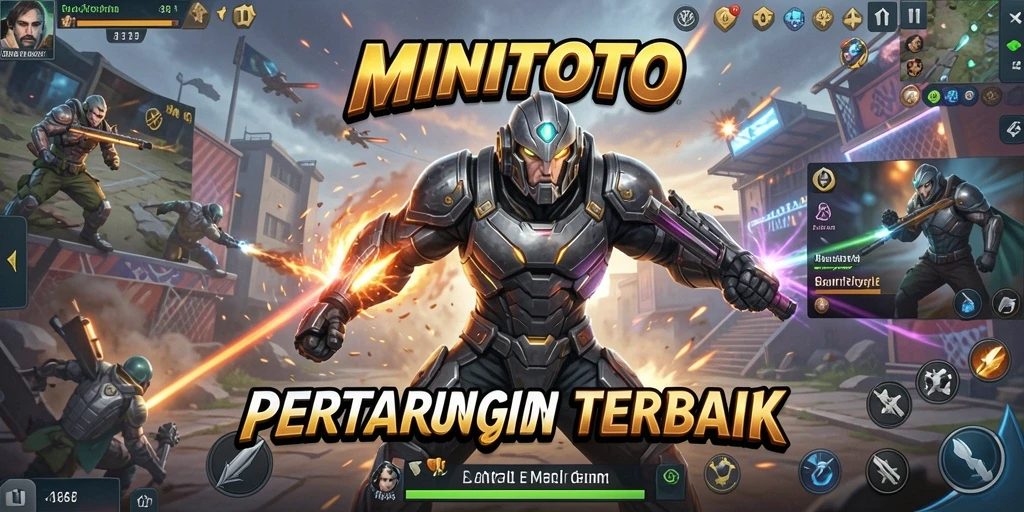 Tampilan gameplay seru di arena pertempuran MINITOTO yang mendebarkan.