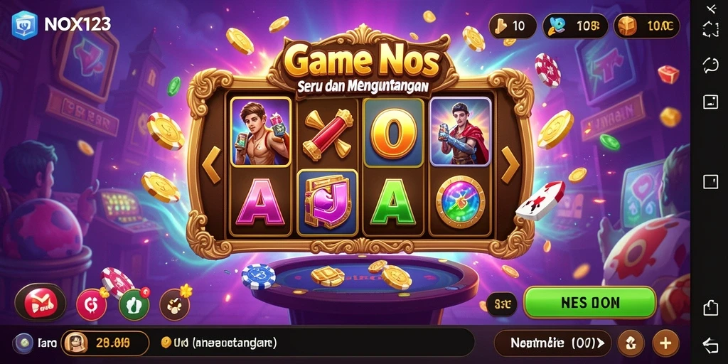 Tampilan menawan dari gameplay NOX123 yang menggoda.