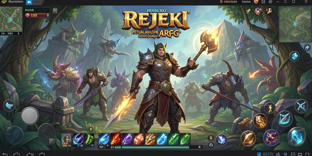 Tampilan seru dari pertarungan epik dalam REJEKI.