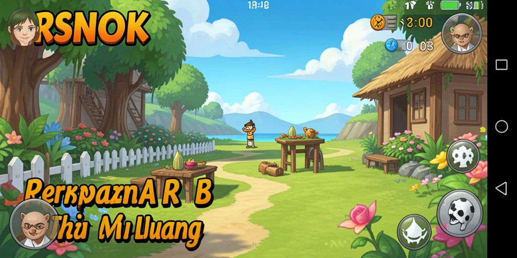 Tampilan gameplay RSNOK yang santai dan menyenangkan.