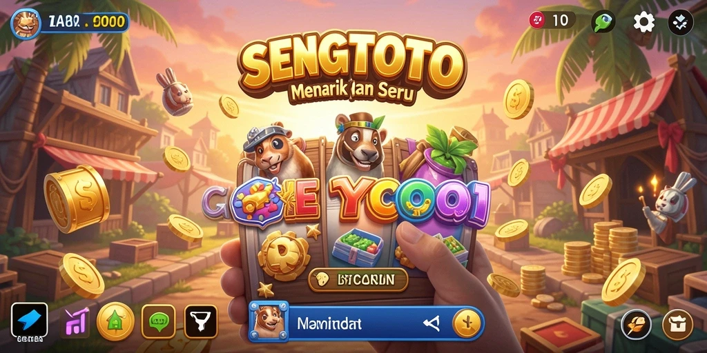 Tampilan gameplay SENGTOTO yang seru dan mendebarkan.