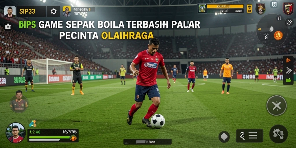 Gameplay seru di SIP33 dengan aksi sepak bola mendebarkan.