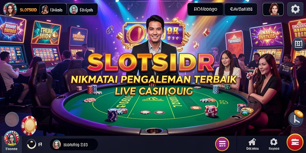 Gameplay menarik di SLOTSIDR dengan dealer langsung dan interaksi waktu nyata.